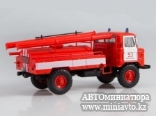 Автоминиатюра модели - Пожарный АЦ-30(на шасси ГАЗ 66)-146 Легендарные грузовики СССР MODIMIO