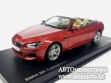 Автоминиатюра модели - BMW M6 Convertible F12 бордо 1:18 Paragon Models