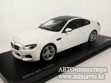 Автоминиатюра модели - BMW M6 Coupe F13 белый 1:18 Paragon Models