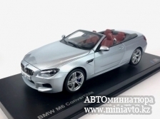 Автоминиатюра модели - BMW M6 Convertible F12 серебро 1:18 Paragon Models