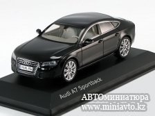 Автоминиатюра модели - Audi A7 Sportback 2010 black Kyosho