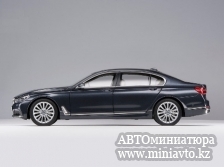 Автоминиатюра модели - BMW 750LI long   version 2015 darkgrey-metallic  1:18 I-Scale 