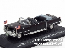 Автоминиатюра модели - Cadillac Queen Elizabeth II Saloon Dwight D. Eisenhower 1959 black Norev/Atlas